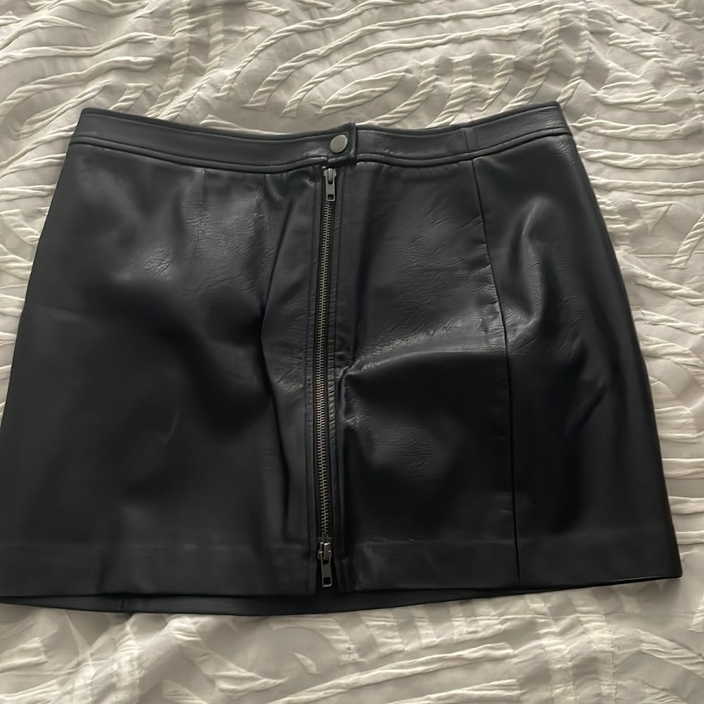 Leather skirt